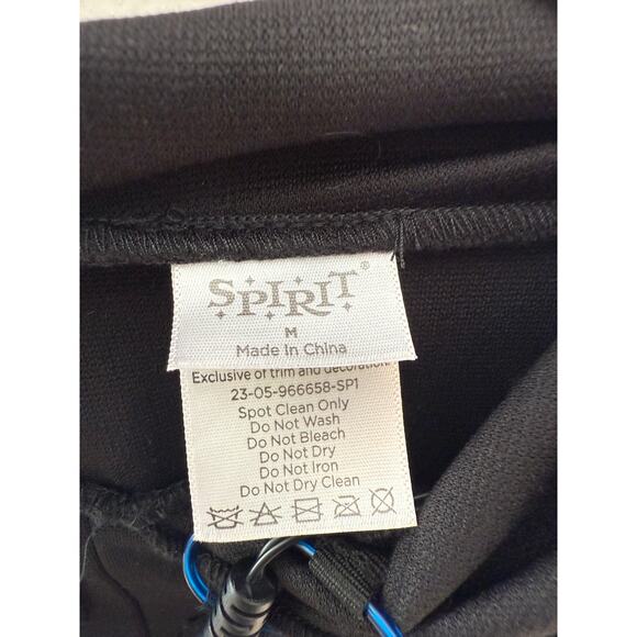 Spirit Light-Up EL Wire Stick Figure Costume Bodysuit Kids Medium Black blue - Picture 7 of 11